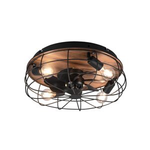 Starluna Stropní ventilátor Starluna s osvětlením Corlys, tichý, dřevo