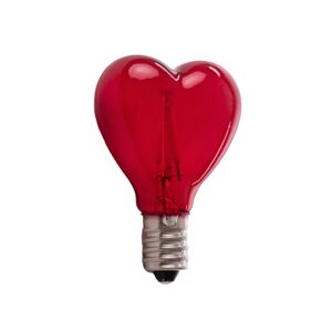 SELETTI E14 1W LED žárovka 5V pro Mouse Lamp srdce červená