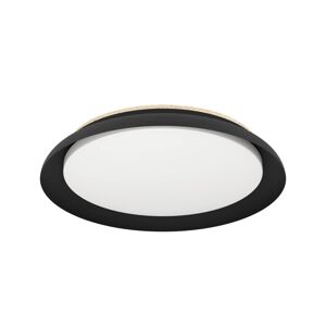 EGLO LED stropní světlo Penjamo Ø 46,5cm, černá