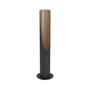 EGLO LED stolní lampa Barbotto v černé/dubové dřevo