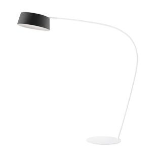 Stilnovo Stilnovo Oxygen FL1 LED oblouková lampa, černá