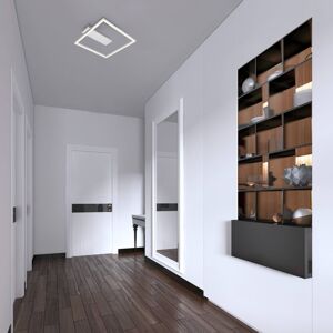 Briloner LED stropní světlo 3771 ve tvaru rámu, hliník