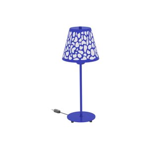 Aluminor Aluminor Nihoa stolní lampa vzor modrá, bílá