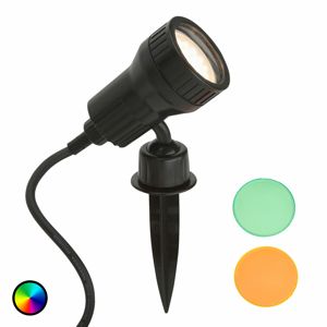 Briloner LED zapichovací reflektor Terra, barevný filtr
