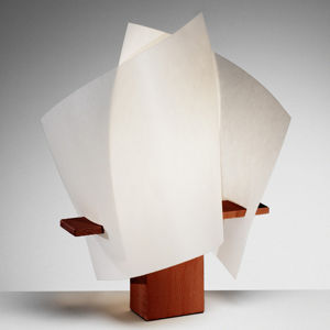 Domus Designová stolní lampa PLAN B, maron
