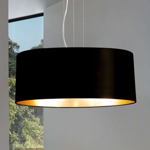 EGLO Textilní závěsné světlo Lecio, 53 cm, černé