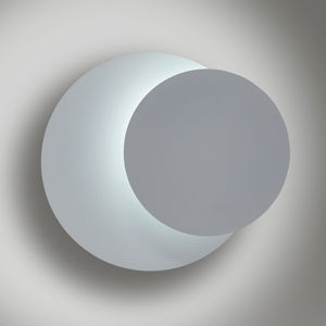 EMIBIG LIGHTING Nástěnné světlo Circle v kulatém tvaru, bílá