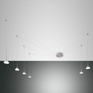 Fabas Luce LED závěsné světlo Isabella, šest zdrojů