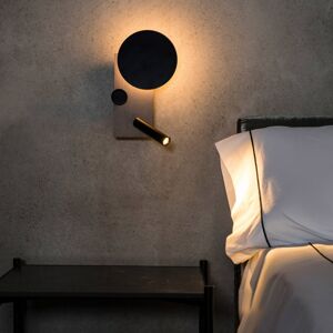 FARO BARCELONA LED nástěnné světlo Klee, šedá, levá varianta