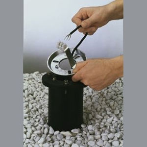 Albert Leuchten Sokl z hliníkového odlitku, montážní hloubka 50cm