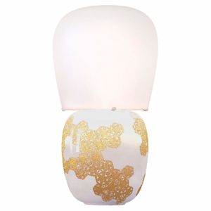 Kundalini Kundalini Hive - keramická stolní lampa bílá