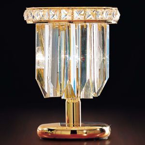 PATRIZIA VOLPATO Stolní lampa Cristalli 24 karátů ve zlaté