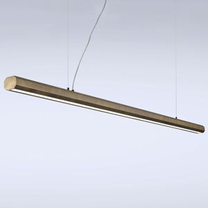 Marchetti LED závěsné světlo Materica trám 200 cm mosaz
