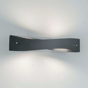Lucande Lucande Lian LED nástěnné světlo, černé, hliník