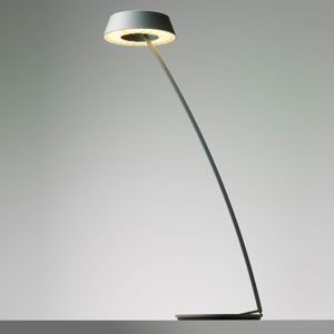 OLIGO OLIGO Glance LED stolní lampa oblouk šedá matná