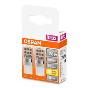 OSRAM OSRAM LED pinová žárovka G9 1,9W 2700K čirá 2ks