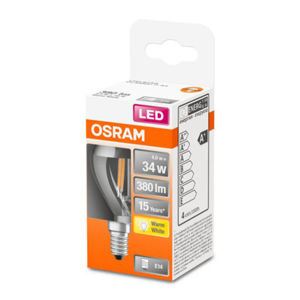 OSRAM OSRAM Classic P Mirror LED žárovka E14 4W 2 700 K