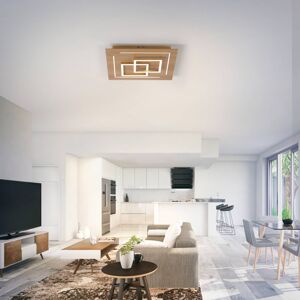 Q-Smart-Home Paul Neuhaus Q-LINEA LED stropní světlo dřevo 40cm