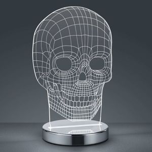 Reality Leuchten Barva světla přepínací - stolní lampa LED Skull