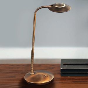 Steinhauer BV Se stmívačem - stolní lampa LED Zenith bronz