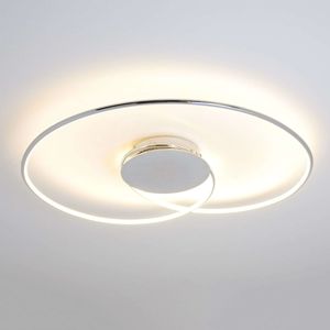 Lindby LED stropní svítidlo Joline, chrom, 74 cm