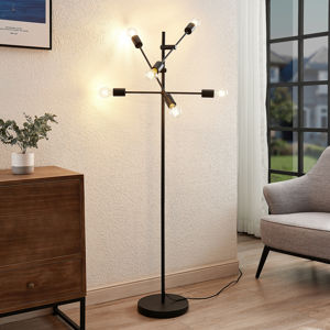 Lindby Lindby Estar stojací lampa, šestižárovková